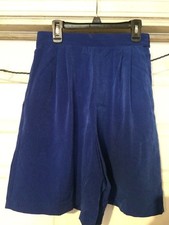 Stylin' Vintage NWT Women's "Ali Miles" Navy Polyester Shorts SIZE 8 