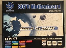 Vintage Soyo Motherboard SY-P4VTE OEM Never Used Open Box
