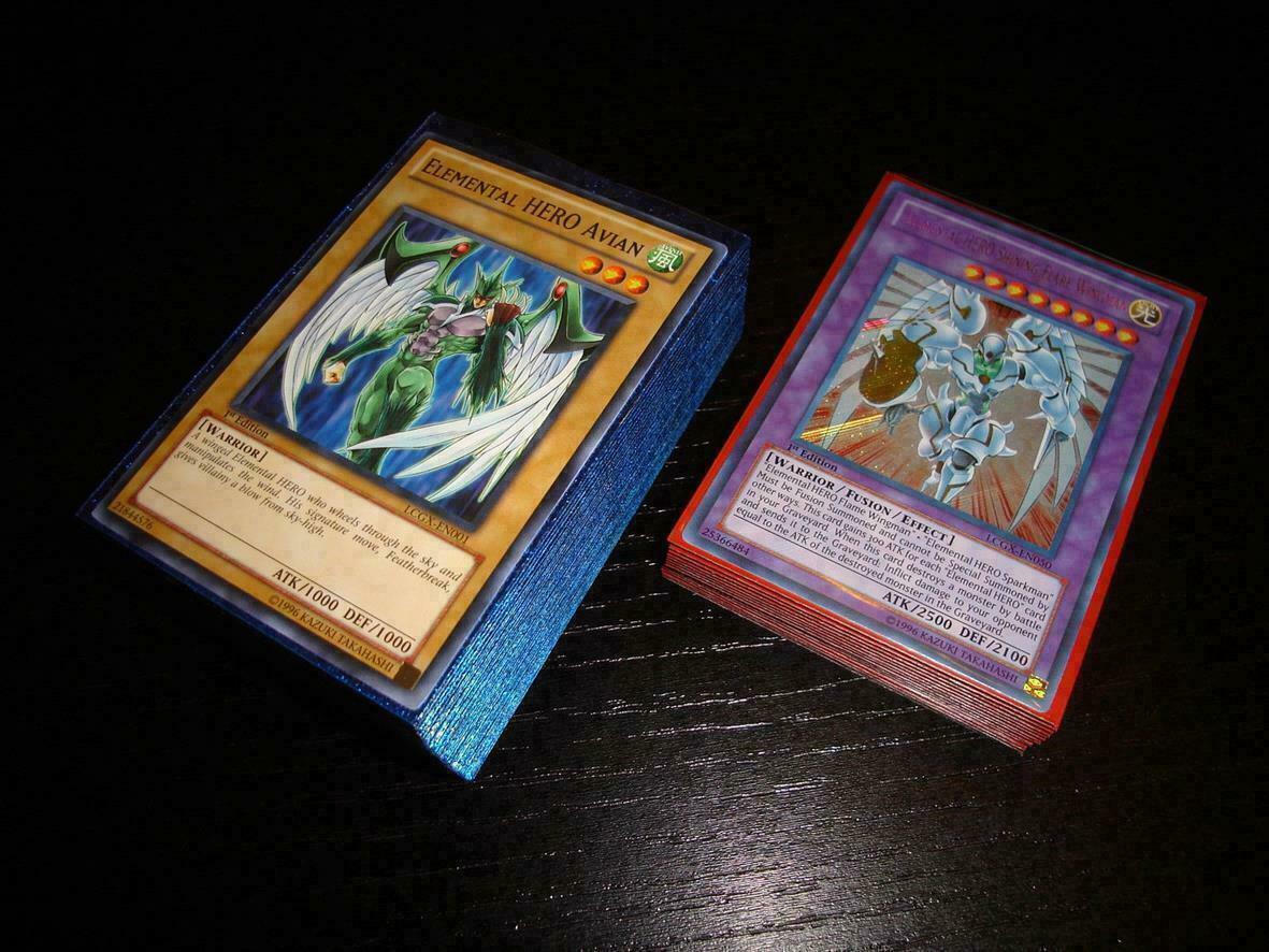 Yu-Gi-Oh GX Complete Jaden's Elemental Hero Deck! + Ultra Pro Slee + Extra  Bonus