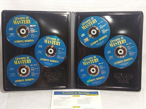 Anthony Robbins Lessons in Mastery Compact Disc Version 6 CD Set - Good Shape!!! - Picture 3 of 4