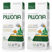Pfingstrosen 600Mg - 120 Kapseln - Pfingstrosenwurzel Extrakt - - Medica Herbs