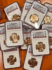 2007 P George Washington Dollar Coin One $1 NGC MS 65 (1st Day of Issue) 