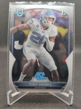 2022 Bowman U Chrome #75 Tony Grimes 1st Bowman North Carolina football card
