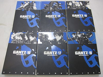 W/Pin Batch GANTZ 1-37+E 1-8+G 1-3+MANUAL+Novel EXA&MINUS 51 Set