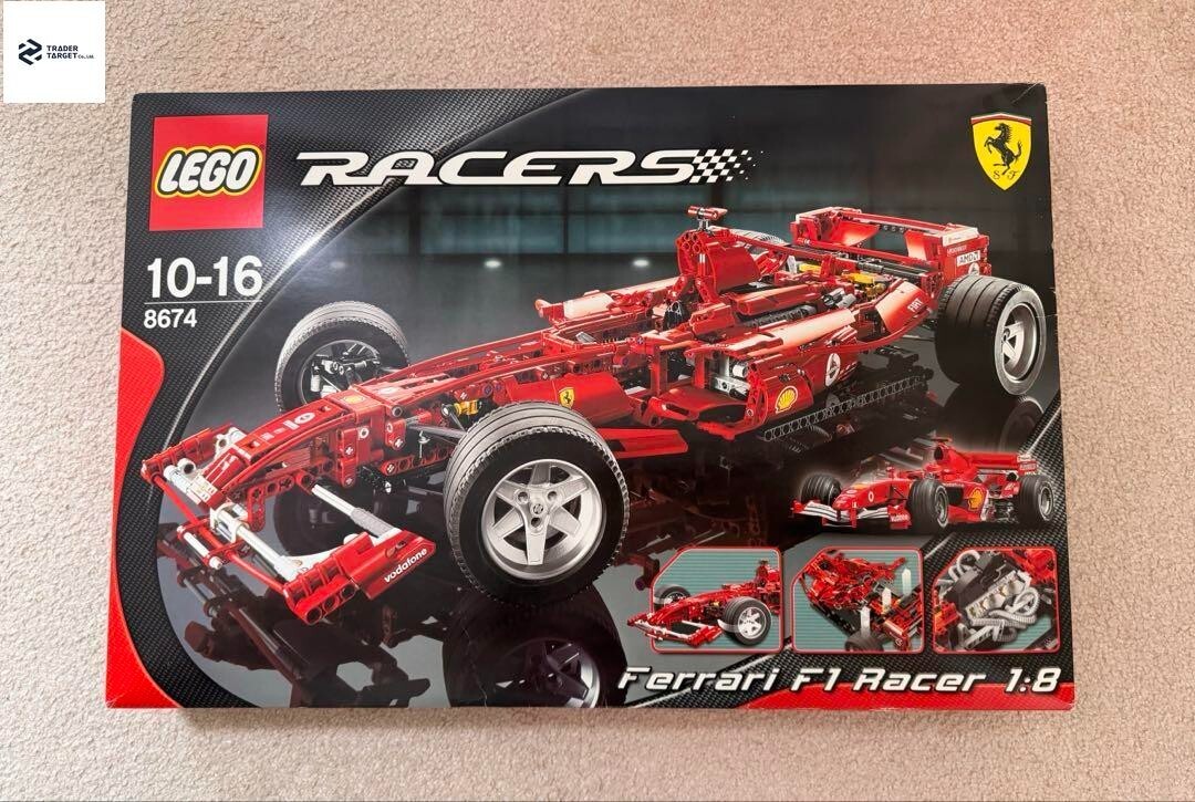 LEGO Racers Ferrari F1 Racer 1:8 8674 In 2006 New Retired Sealed