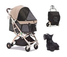 HPZ Pet Rover Lite Premium Light-Weight Dog/Cat/Pet Stroller Travel Carriage ...
