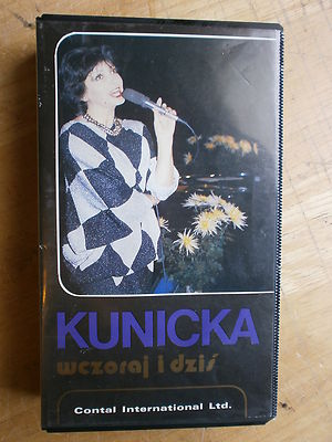 HALINA KUNICKA WCZORAJ I DZIS VHS Polish Music Video Yesterday Today vtg 80s
