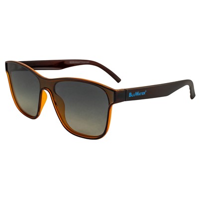 BluWater Saltee Polarized Sunglasses Men or Women Fishing Boating Crystal Brown
