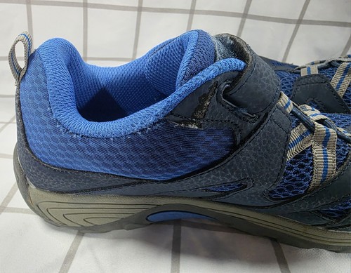 Merrell Big Kid Size 4.5 Blue Outback Low Hiking Boot Casual Trail Walking Shoes - Picture 2 of 7
