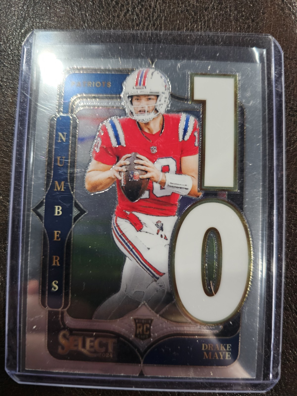Drake Maye Panini Select Select Numbers #20 Prizm