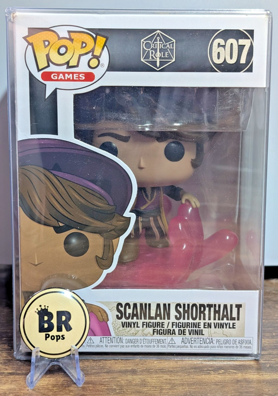 Funko POP! Games Critical Role Scanlan Shorthalt #607 w/Pop Protector
