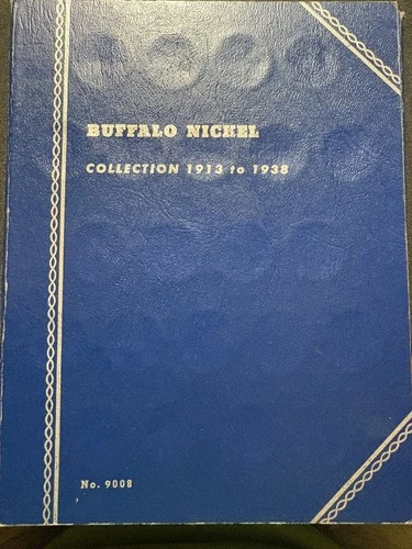 Collection of 43 Buffalo Nickels in Album - Various Dates/Mints 1913-1938