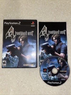 Resident Evil 4 RE4 PS2 Capcom (PlayStation 2) 2005 Complete BLACK LABEL Tested 