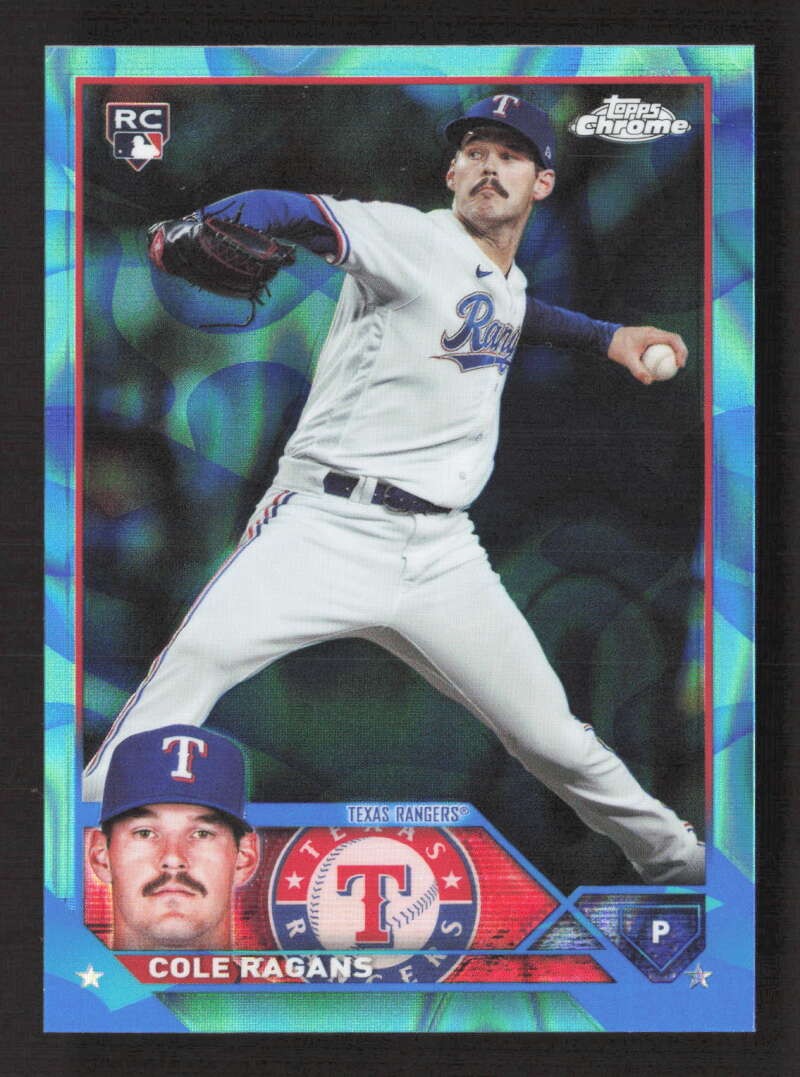 2023 Topps Chrome Update Cole Ragans Aqua/Blue Lava Lamp Rookie /175 TV1803
