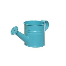 Small Zinc Watering Can Kids Flower Plant Pot Garden Watering Can Bright Blue