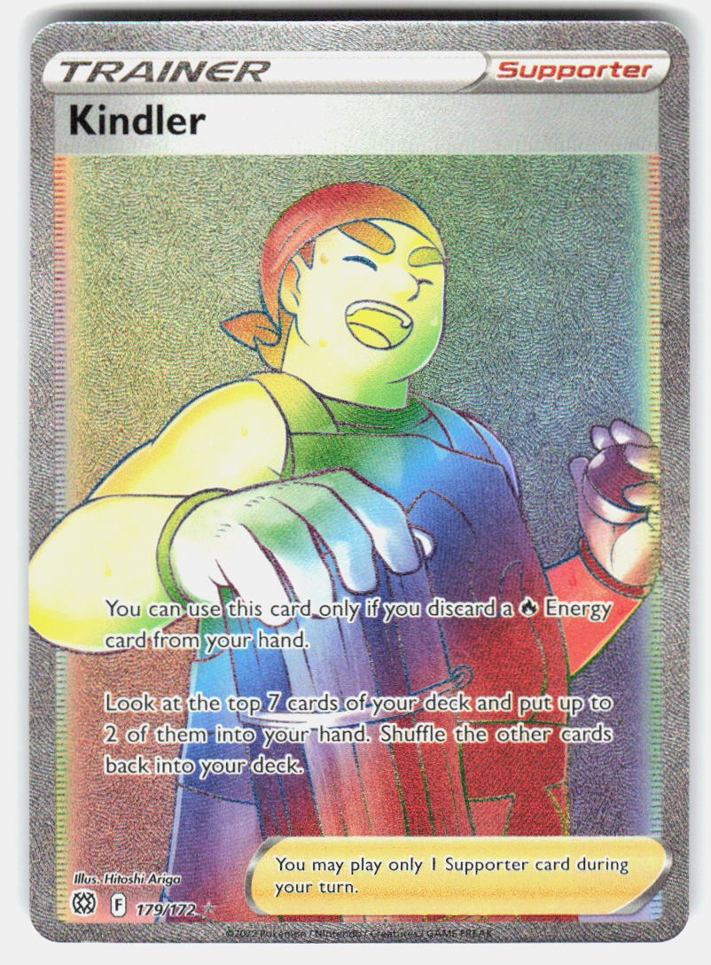 Kindler 179/172 Brilliant Stars Near Mint Rainbow Rare Holo
