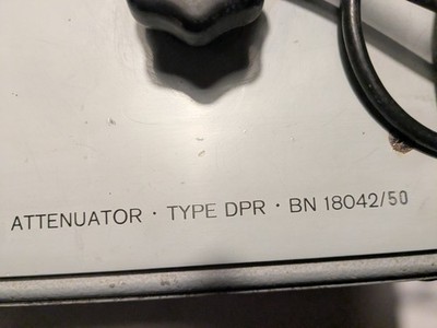 Eichleitung 0-100dB, Rohde+Schwarz