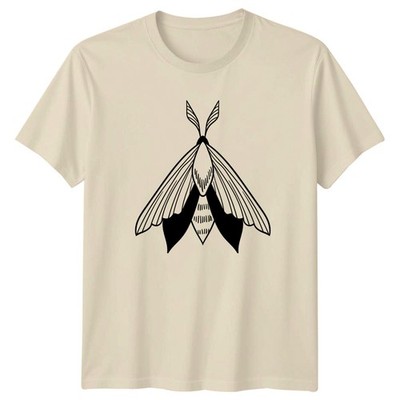 Elegantes Motten Insektenliebhaber T-Shirt Motte Natur Geschenk für Sie und Ihn