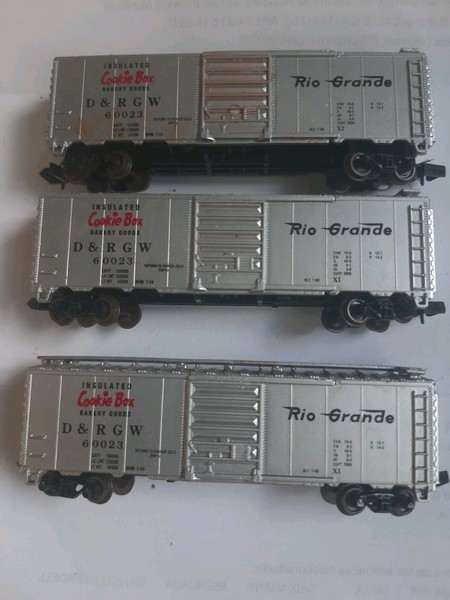 RIO GRANDE 3 VAGONES  Esc N