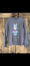 Bluey Long Sleeve Shirt Unisex Adult Size Medium Blue Vampire Bluey