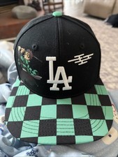 Demon Slayer x Dodgers Hat 8/15 Giveaway SGA MLB Los Angeles Official - IN HAND