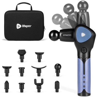 LifePro Dynaflex Percussion Massage Gun,Attachment Heads & Travel Case Read