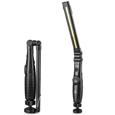 Rechargeable LED Work Light - 750 Lumens Foldable LED Flashlight Handheld Cor...