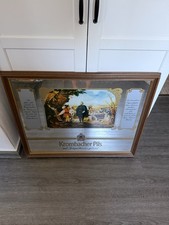 Krombacher Werbespiegel 70er Retro Vintage RARIT&Auml;T Werbung Reklame