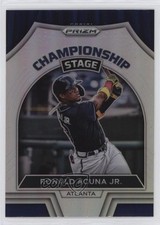2022 Panini Prizm Championship Stage Silver Prizm Ronald Acuna Jr #CS-1 uk2