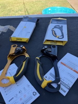 Petzl Ascenders Left and Right Set  pair  SET89 Arborist Lineman