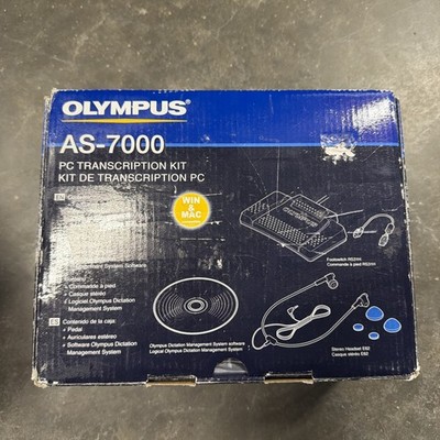 Used - Olympus PC Transcription Kit AS-7000 in Original Box RS31 Switch & E62 