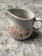 Hedge Rose By Boots Cream Or Milk Jug 1980s Vintage Retro