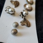 ESTATE SALE JEWERLY LOT 4 PIERCED PAIRS EARRINGS,ALL STUDS ASSORTED FAUX PEARLS — photo 5
