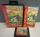 Sonic the Hedgehog 3 for Sega Genesis Complete In Box w/ manual - Tested Works