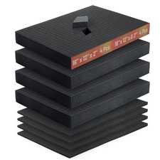 8 Pcs Pick and Pluck Foam-16 x 12 2 16 0.4 IN Apart Foam Insert sheets Padding