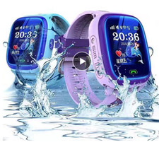DF25 Children Waterproof Smart Watches Touch Screen Call for Rescue Remote Monit