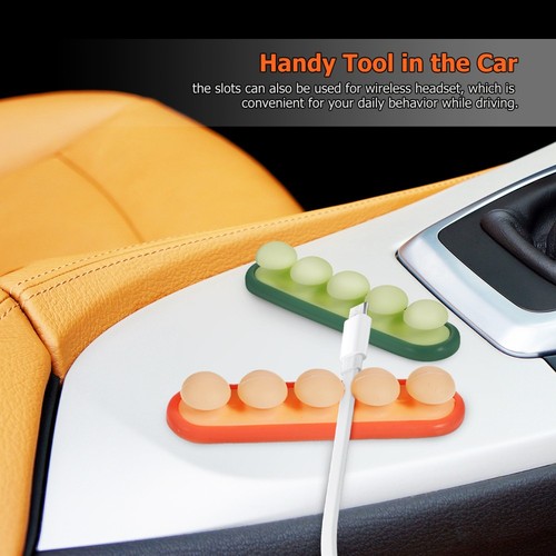3 Pcs Desktop Cable Organizer Wire Organiser Clip Cords Management Accessories - Afbeelding 10 van 11