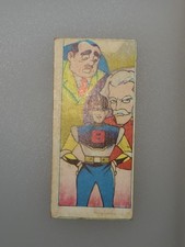 Vintage Japanese Menko Card Superhero Scientists ICBM Rocket 201945210