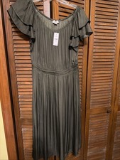 Loft Midi On/off Shoulder Dress