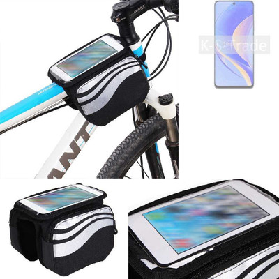 Fahrrad Halterung für Huawei nova Y90 Rahmenhalter Fahrradtasche Rahmentasche S