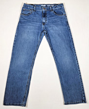 Wrangler Boy's Classic Straight Fit Medium Wash Denim Jeans - 14 Husky