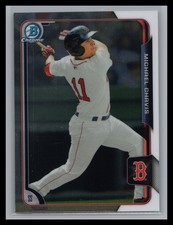 2015 Bowman Draft Chrome #133 Michael Chavis Chrome Base Prospect Boston Red Sox