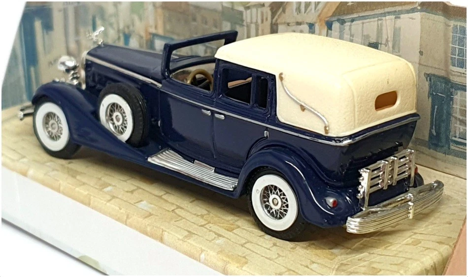 Matchbox Appx 11 cm largo diecast Y-34 - Cadillac 452 V16 1933 - azul Foto 2 de 4