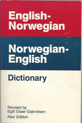 NORWEGIAN ENGLISH VV DICTIONARY By Not Available *Excellent Condition*