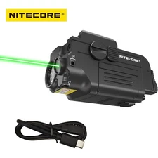 Nitecore NPL25 GL Compact Tactical Flashlight and Green Laser Sight Flashlight