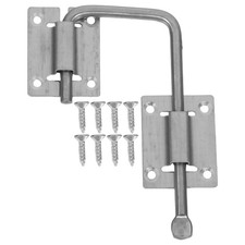 Silver Stainless Steel Heavy Duty Slide Bolt Lock For Internal Door Security