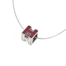 HERMES H Cube Necklace New Type Ladies S 140453
