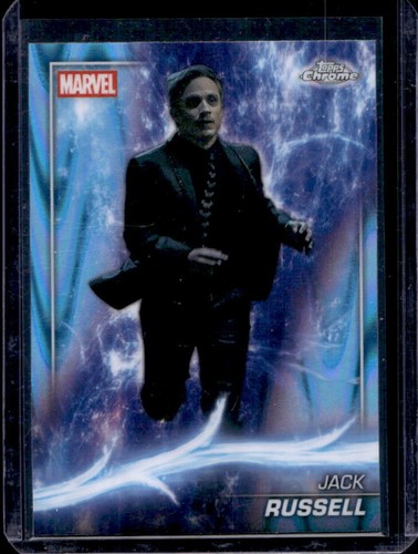 2025 Topps Chrome Marvel Studios Jack Russell Sky Blue RayWave Refractor #138