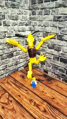 Yellow Form Rainbow Friends Inspired 3D Printed Toy