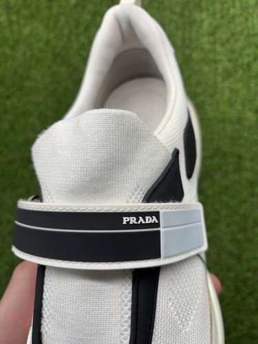Size 8 UK (9 US) - Prada Cloudbust Sneaker ' White Black ' | GREAT CONDITION! - Picture 14 of 17